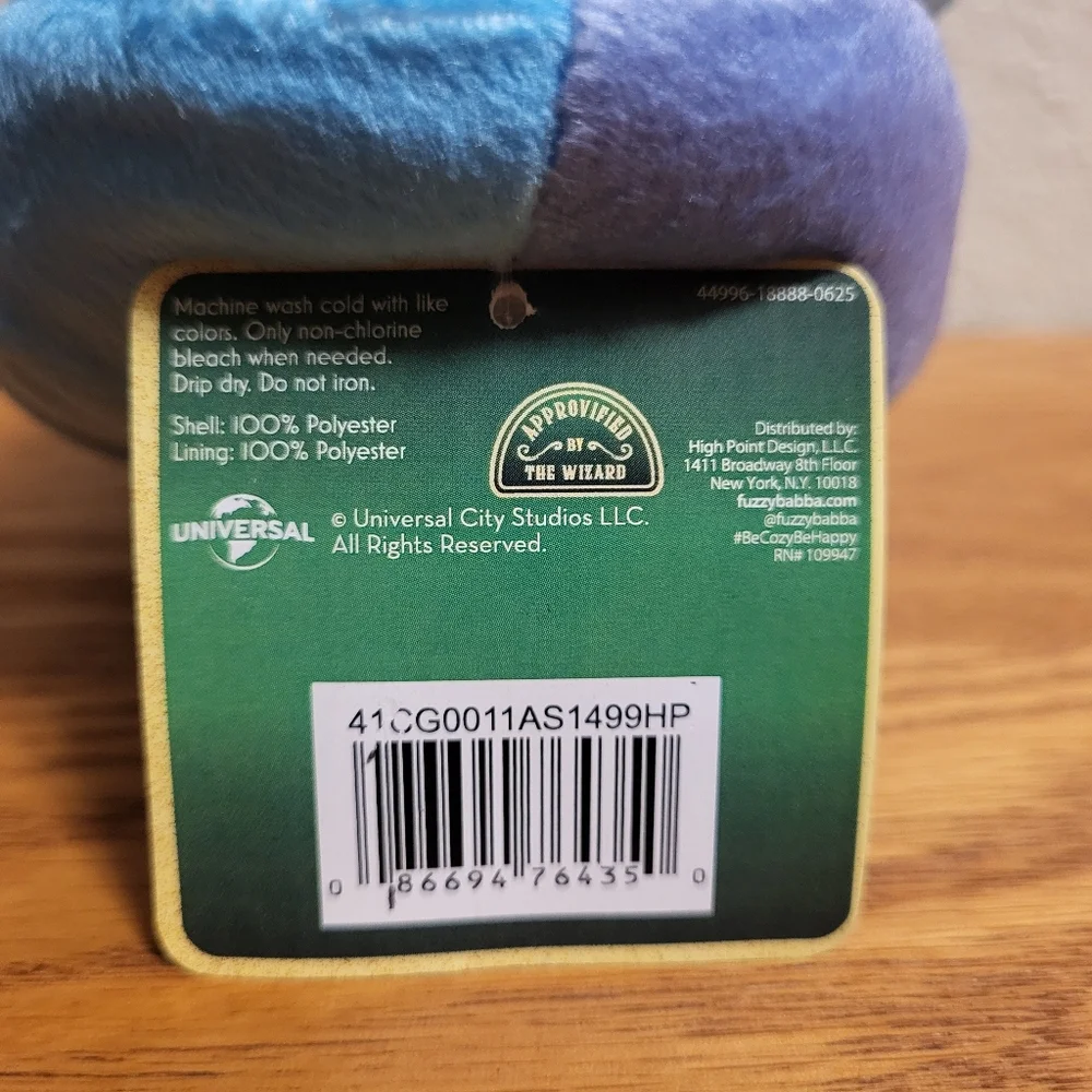 NWT Wicked Purple & Blue Slipper Socks Shoe Size: 13 - 4, Size: M/L
